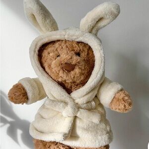 Jelly cat Teddy Bear with Bunny Ears